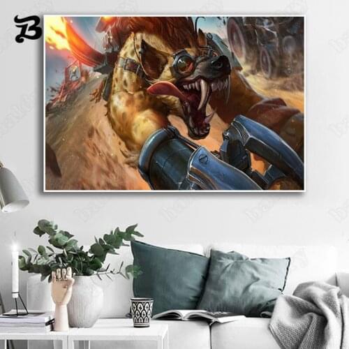 Canvas Painting Wall Art Cartoon Monster Soldier Canvas Posters Prints Animation for Living Room Bedroom Home Wall Decoration