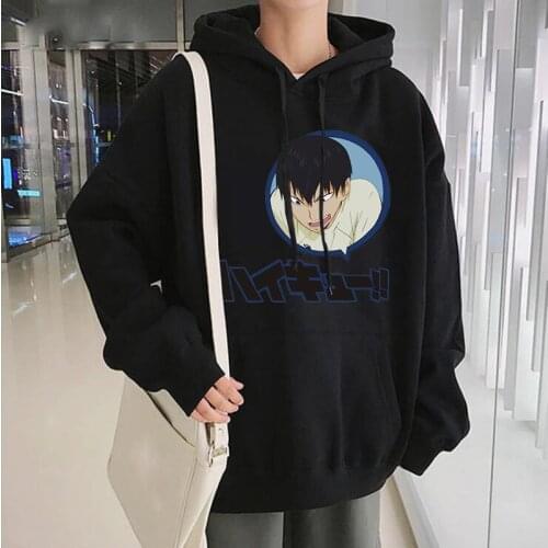 Kawaii Tobio Kageyama Haikyuu Printed Harajuku Hoodies Harajuku Sweatshrit Winter Clothes Women Funny Pullover Oversized Hoodies
