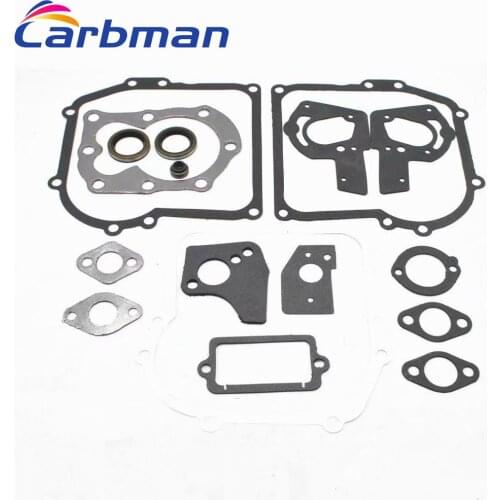 Carbman Engine Gasket Kit for Briggs & Stratton 494550 495605 Lawn Mower Tractor Motor Lawnmower Grass Cutting Machine Parts