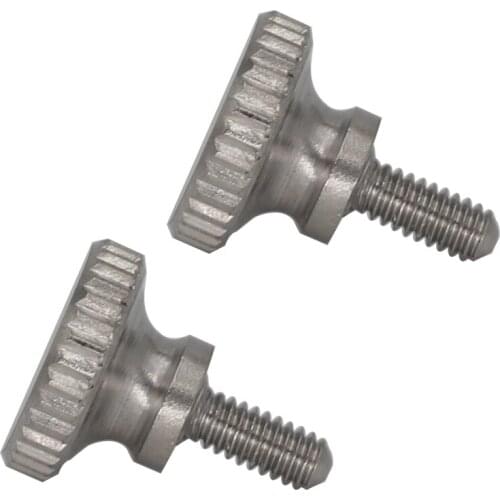 M2 M2.5 M2*5mm M2x5mm M2.5*6mm M2.5x6mm OD 304 Stainless Steel Bolt High Head Curtain Glass Knurled Thumb Screw With Collar