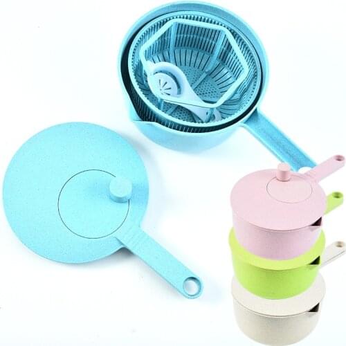 Multifunctional Kitchen Tool Food Spinner Kitchen Dehydrator Fruit Salad Blender Rice Washer Egg Beater Portable Kitchen Gadgets