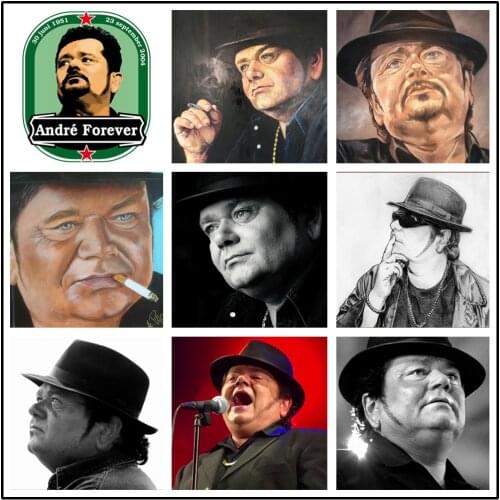 André Hazes Full Square/Round Stones Gift Diamond Painting Diamond Embroidery Diamond Mosaic Cross Stitch Daimond Sets Celebrity