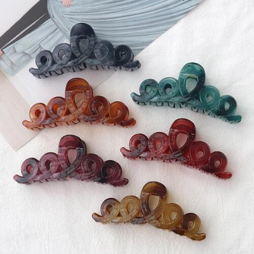 Multicolor Claw Clip Women Hair Clips Elegant Clouds Hair Barrettes Translucent Hair Clip For Girls Hair Accessories