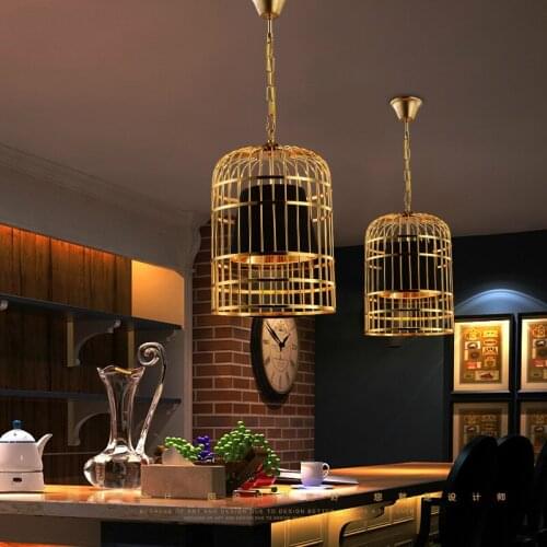 Modern Gold Pendant Light Romantic Nordic design Droplight Bedroom/Restaurant /Coffee Led light decoration Hanging Lamp Lamparas