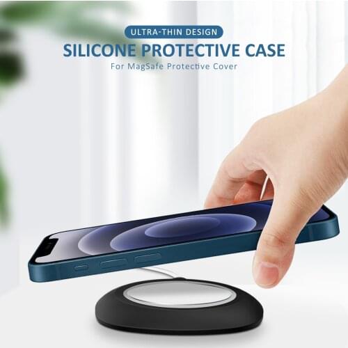 TPU silicone Charger Protective Case Cover For MagSafe Dustproof Lightweight Slim Fit Protective Case