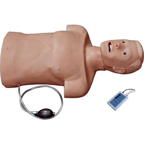 CPR and Intubation Training Manikin With Electronic Controller Resuscitation Tubing Dummy