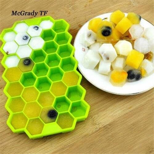 Honeycomb Shape Silicone Ice Cream Mold DIY Silicone Ice Cube Tray Ice Tools Ice Cream Tools