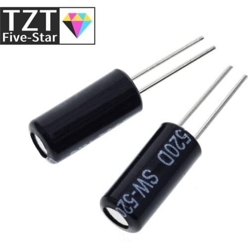 10pcs SW-520D Highly Sensitive SW-520D Metal Ball Angle Tilt Shaking Switch Vibration switch For arduino