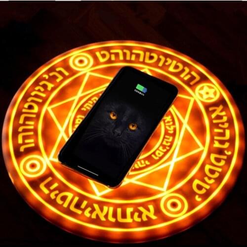 Mindzo Magic Array Wireless Charger Universal Qi Wireless Fast Charger Charging Pad for iPhone X 8 Samsung Note Xiaomi Huawei