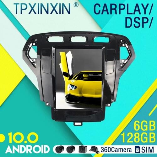 10.0 For Ford Mondeo 2007- 2010 Android Car Stereo Radio with Screen Tesla Radio Player Car GPS Navigation Head Unit