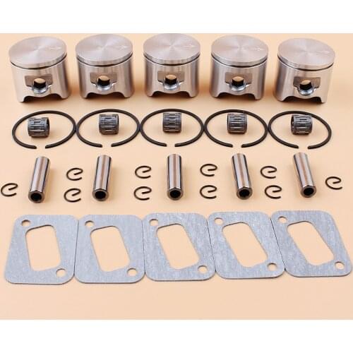 5Pcs/lot 42mm Piston Ring Cage Bearing Muffler Gasket For HUSQVARNA 345, 345 EPA, 345e, 346XP, 346 XP EPA Chainsaw 503 90 73-71
