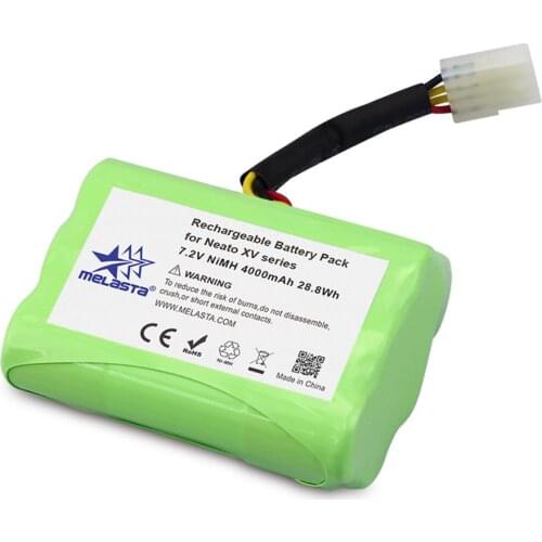 7.2V 4000mAh NI-MH Battery For Neato XV-11 XV-12 XV-14 XV-15 XV-21 XV-25 vacuum cleaner, XV Essential, XV Signature Pro