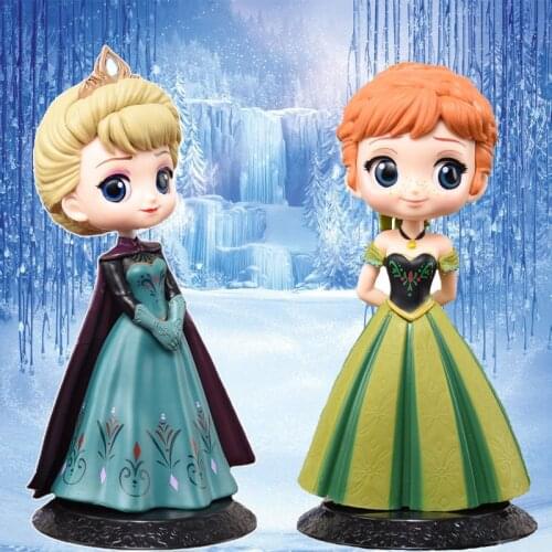 Disney Frozen PVC Figurine Toy Model Doll for Children Decoration Gift Birthday Party Dolls Anna Elsa Collection Supplies