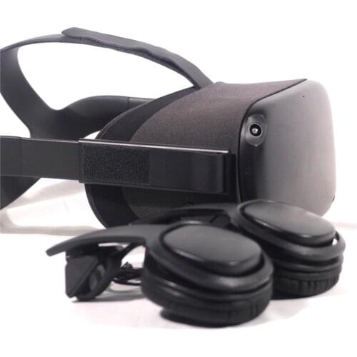 VR Game Enclosed Headphone Wired Earphone Left Right Separation for Oculus Quest/ Rift S/ PSVR VR Headset Accessories