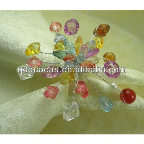 Napkin ring made of beaded wedding, napkin holder