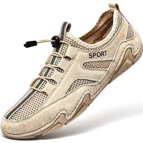 Oversize Summer Slip-ons Sport Men Shoes Sneakers Mens Sports Shoes for Mens Running Beige Tennis Basket Footwear Gym GMB-1920