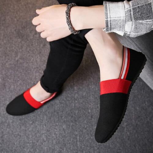 Zapatos Hombre Men Casual High Quality Slip on Loafers Man Fashion Spring Comfort Canvas Driver Shoes Cool Street Shoes E5912b