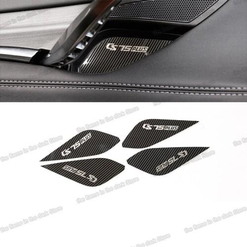 Lsrtw2017 Car Door Bowl sticker Panel Trims Interior Accessories for Changan Cs75 Plus cs75plus Carbon Fiber 2020 2021 Kit Auto