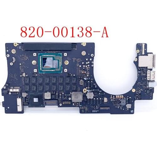 A1398 Motherboard 2015 820-00163-A 820-00426-A For Macbook Pro Retina 15" A1398 Logic Board 2.2G/2.5G 16GB 820-00138-A