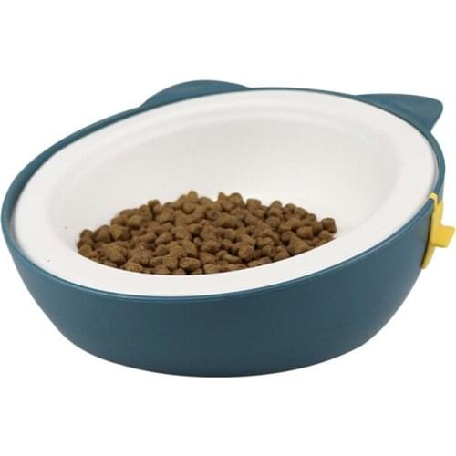 Legendog Cat Feeding Bowl Disposable 15 Degrees Tilted Removable Pet Dog Paper Bowl Inclined Container With 10PCS Paper Bowls