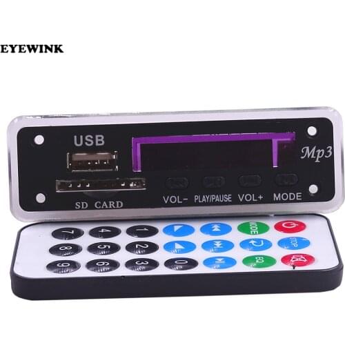 Bluetooth MP3 Decoding Board Module w/ SD Card Slot / USB / FM / Remote Decoding Board Module M011