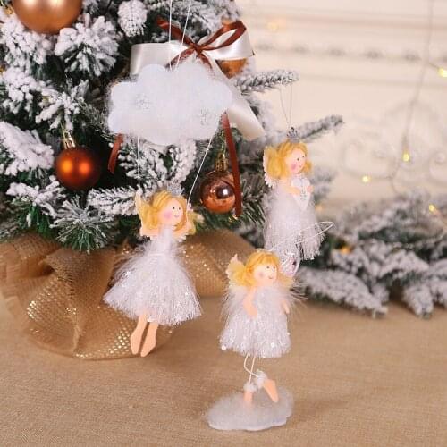 Cartoon Angel Christmas Tree Decoration Hanging Pendant Holiday Party Ornaments