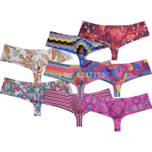 Men Underwear Boxer Men Cheeky Shorts Hipster Swimwear Brazilian Bikini Trunks Bokserki Men Boxershorts Cueca Masculina