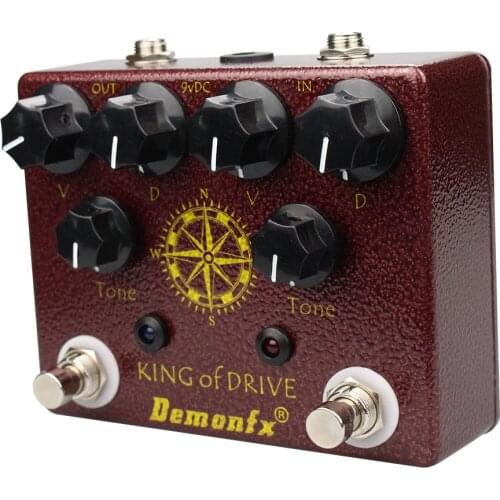 NEW Demonfx King of Tone Overdrive stomp analog Based On effect King Of Drive