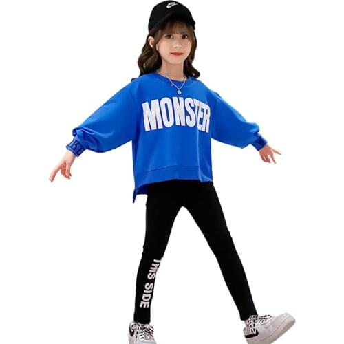 Clothes For Girls Sweatshirt + Leggings Girls Clothes Set Spring Autumn Tracksuit For Girl Casual Style Childrens Clothes