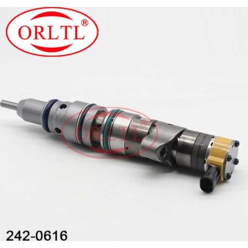 ORLTL 242-0616 Excavator Common Rail Injector 2420616 Diesel Fuel CAT Injector 242 0616 For Caterpillar C-9 Engine