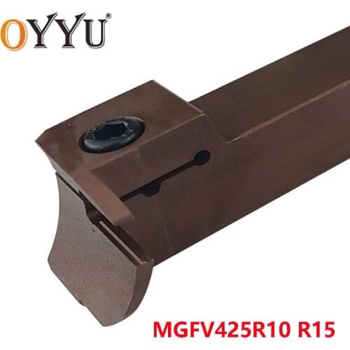 OYYU MGFV425R MGFV425 MGFV425R10-20/36 MGFV425R15-30/50 Grooving Lathe Tool Holder 50/80 80/160 160/400 200/800 CNC Cutter Shank