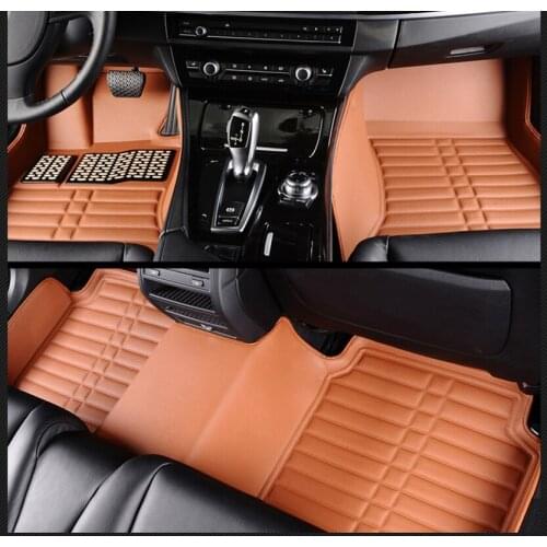 Full Covered No Odor Waterproof Carpets Durable Special Car Floor Mats for Chrysler 300C Grand Voyager