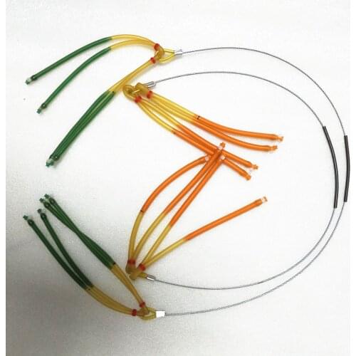 Semi-automatic slingshot rifle special elastic line 8 rubber bands Natural latex Upgraded version 2050/6030