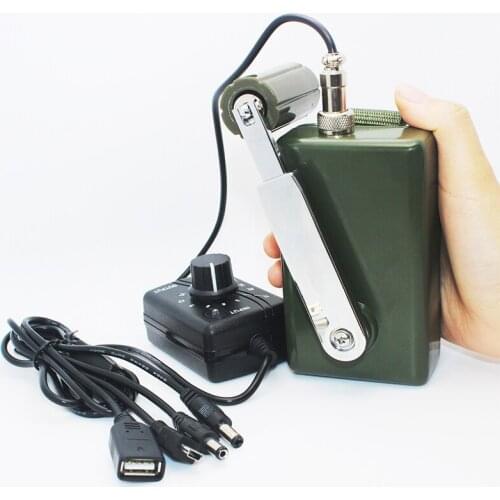 Hand crank generator 30W outdoor generator 28V output Mobile phone/laptop outdoor charging Multifunctional emergency power