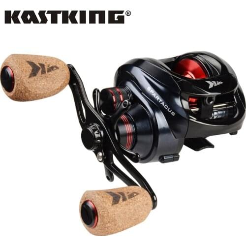 KastKing Spartacus Plus Comfortable Handle Fishing Reel 12 Ball Bearings 8KG Max Drag Power Baitcasting Reel