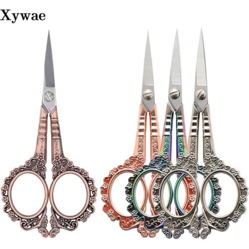 Vintage Scissors Sewing Fabric Embroidery Retro Zakka Cross-stitch Fishing Beard Grooming Tailor Scissor Thread Shears DIY Tools