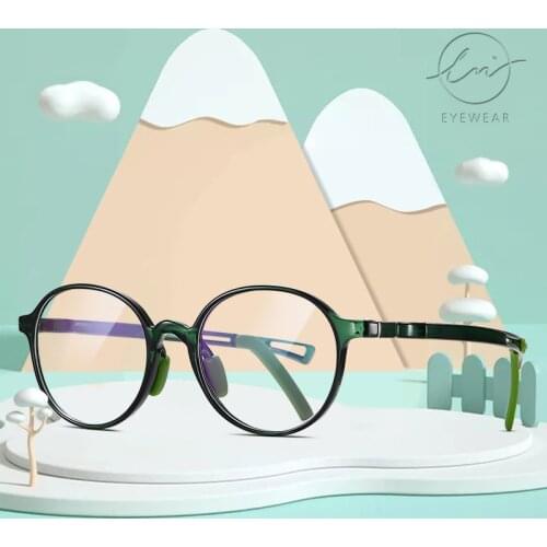 LM Top Quality 2021 Children Blue Light Blocking Kids Glasses Boy Girl Roun Computer Transparent Eyeglasses UV400 oculos de grau