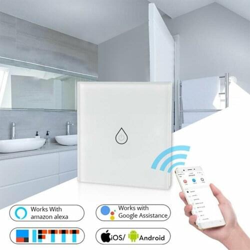 WiFi Smart Boiler Switch EU Water Heater Switches Life Tuya APP Remote Control Alexa Echo Google Home Voice Control Glass Pane