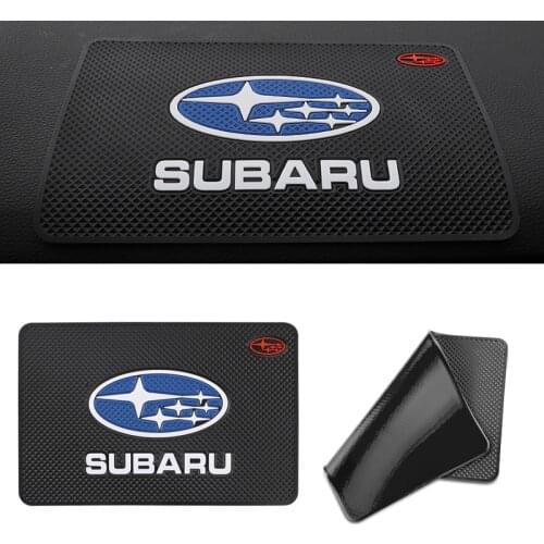 1Pcs Car Dashboard Sticky Anti-Slip PVC Mat For Subaru Impreza Forester Tribeca XV BRZ Legacy WRX Ascent Mpreza Accessories