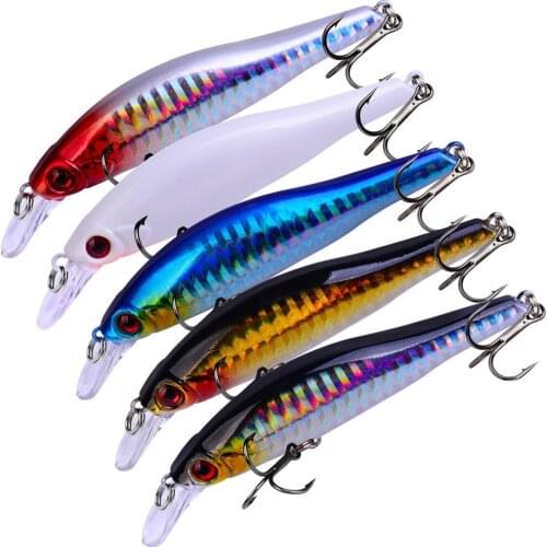 1pcs Fishing Lure Minnow Crankbait 11g Artificial Hard Bait 3D Eyes with Treble Hook Submerged Wobblers For Fishing Pesca Tackle