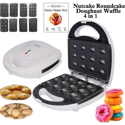4 in 1 Household Nut Maker Nut Maker Cake Maker Donut Maker Waffle Maker Sandwich Maker
