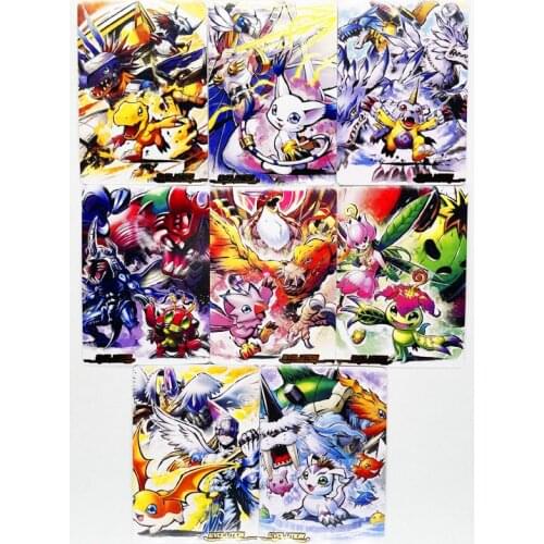 8pcs/set Digimon Digital Monster Toys Hobbies Hobby Collectibles Game Collection Anime Cards