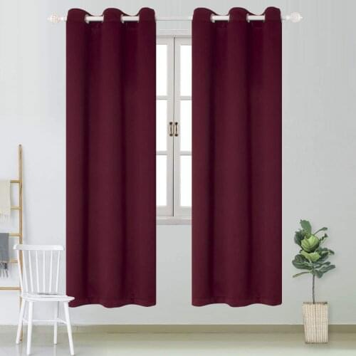 Cheap Solid Blackout Fabric,High Quality Blackout Window Curtain For Living Room
