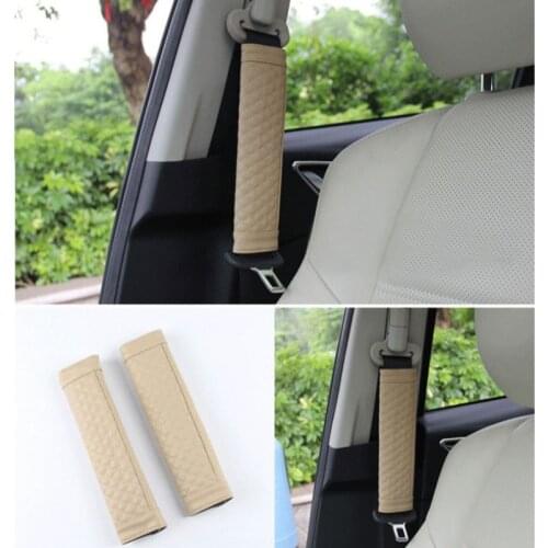 2pcs Leather seat safety belt Cover Accessories For Infiniti FX35 Q50 G35 QX70 FX G37 Q30 QX56 I30 M35 FX37 QX4 QX60 FX50 M37