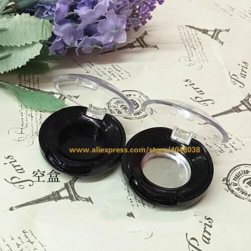 1G100pcs/lot Round Empty Plastic Eyeshadow Powder Refillable Box,DIY Top Grade Elegant Blusher Container,Cosmetic Power Sub Case