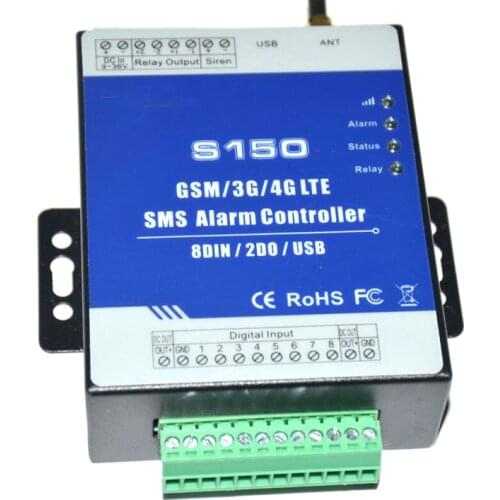 LPSECURITY GSM 3G 4G RTU SMS Alarm Controller Industrial IOT RTU Monitoring System in-built watchdog S150