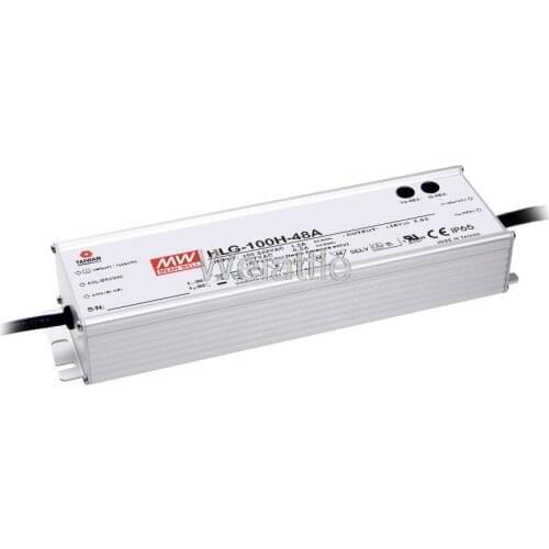 MEAN WELL HLG-100H-42B 42V 2.28A HLG-100H42A 21-42V 95.76W IP67 Single Output LED PMW Dimming Driver Power Supply A B D type