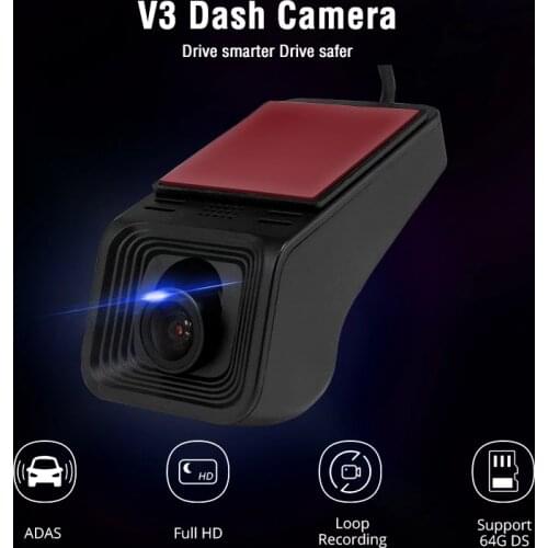 V3 Mini Dash Cam Dvr Dash 1080P Camera Car DVR ADAS Dashcam android Car recorder Night Version HD 1920*1080 1080P Auto Recorder