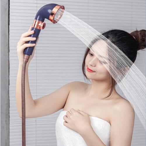Multifunctional High Pressure Shower Head Water Saving Pressurized Shower Head Hand Hold Shower Sprinkler Bathroom Accessories