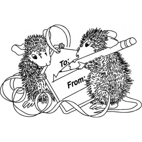 Mouse Transparent Clear Silicone Stamp/Seal for DIY scrapbooking/photo album Decorative clear stamp A7031